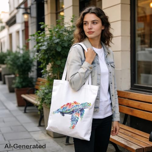 Funny Canvas Tote Bag, Reusable Shoulder Grocery Bag, Holiday Gift Bags for Friends, 13.7x15.7 inch - color: Style 04