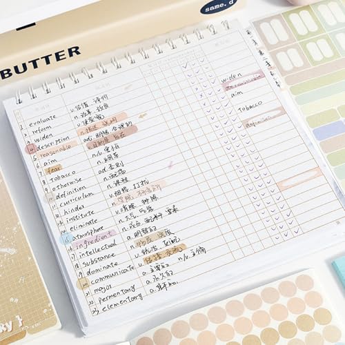 Apricot Spring Label Sticker Scrapbooking Supplies for Junk Journal, 20 Sheets Stickers - Ephemera Stickers Book(TZ-012-004) - color: Apricot Spring Label