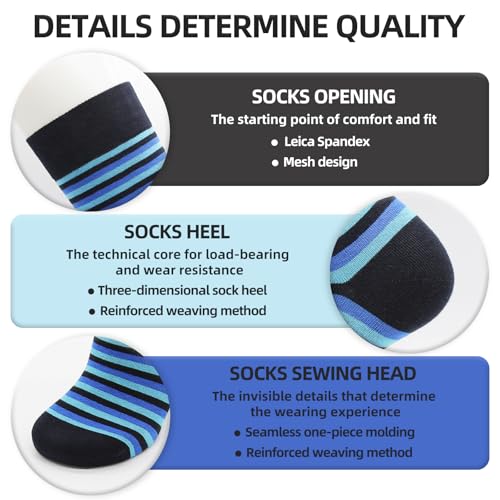 Mens socks size 10-13/9-11/13-15 Cotton Crew funny Colorful work dress socks for men 9-12 gifts for him 6/12 Pairs - color: Colorful 12 Pairs, size: 10-13