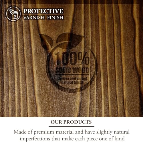 MyGift Cookbook Stand Recipe Book Holder Brown Wood Cutting Board Design - color: Brown