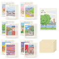Monolike Day by Day Card, 101 Seoul Twelve Months - Mix 48 Mini Single cards, 24 envelopes Package - color: 101 Seoul Twelve Months