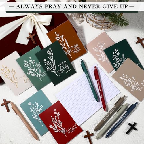 Fuutreo 60 Pcs Bible Verse Christian Gifts, Bright Color - color: Christmas Color