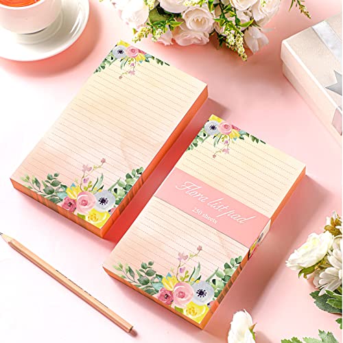 2 Pack 500 Sheets Floral Sticky Notes Cute Flower Note Pads