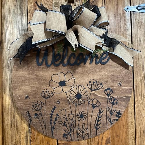 Large Flower Stencils Wildflower Stencils for Crafts Reusable - style: Wildflower 02