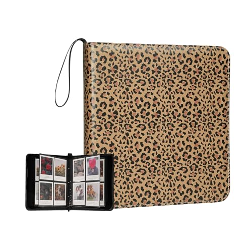 Large Polaroid Photo Album Binder, 240 Pockets. Leopard Print - color: Leopard Print