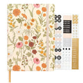 &And Per Se Dotted Journal Notebook, A5 Hardcover Aesthetic Dotted Notebook – 160 Pages 100gsm Thick Dot Grid Paper, 3 Sticker Sheets – Gift-Ready Journaling Kit for Women (Wild Flowers) - color: a.Wild Flowers, style: Dotted with Pattern