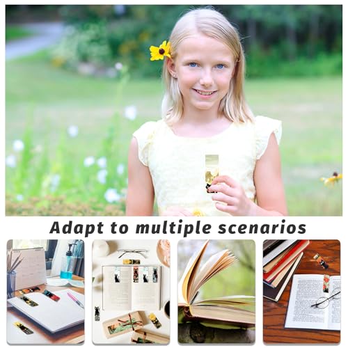 48 Pieces Magnetic Bookmarks Magnet Page Markers - Book Marks for Reading Women & Men with Storage Boxes - Gifts for Cat Lovers, Cute Magnet Bookmark Clips for Reading Pleasure (Cat Style B) - size: 48, style: Cat Style B