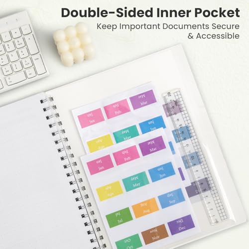 Oucaru Academic Planner 2026-2027 Weekly & Monthly Student Planner 8.5"x11" - color: Beige（8.5"x11"）