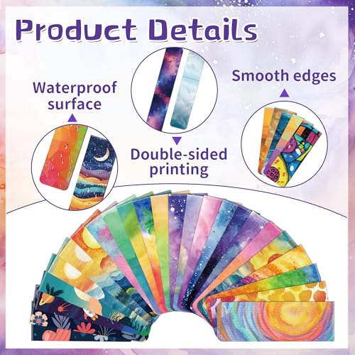 96Pack Magnetic Bookmarks for Reading,Women Men Teacher Book Lovers Gifts - style: multi-colored-01