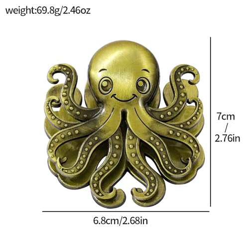 Vintage Ocean Bookmark Clip, 4 Color Starfish Shell Octopus for Book Lovers - color: Octopus Style C