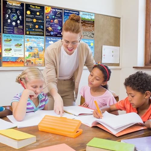 Shoparr Educational Posters - 14 Earth Science Posters, 11x17in