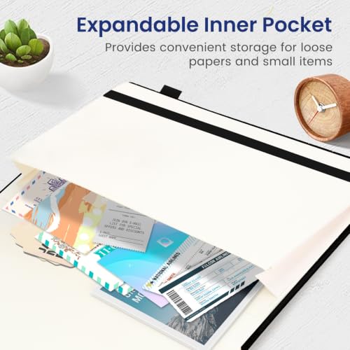 Taja Aesthetic Lined Journal for Women, Pretty Notebooks for Work & Study - color: C-Mystic Fungi
