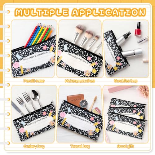 AmazingSpark 24 Pcs Back to School Gifts Cute Pencil Case Pouch, Notebook - style: Notebook