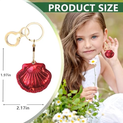 Leather Keychain holder Protective Case Compatible with Apple AirTag - color: Dark Red