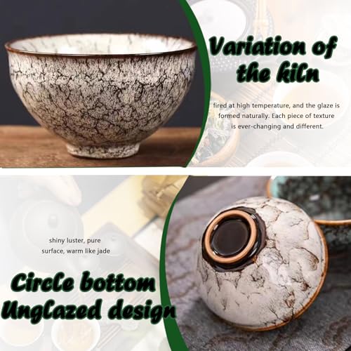1Set chinese tea cup, 2025 ceramic Tea Cup with Designed Gift Box, Chinese Tea Cups, Tea Cup Set Gifts for Expressing Thoughts, Tenmokus Tea Cup, Japanese Tea Cups,chinese tea set(5PCS)