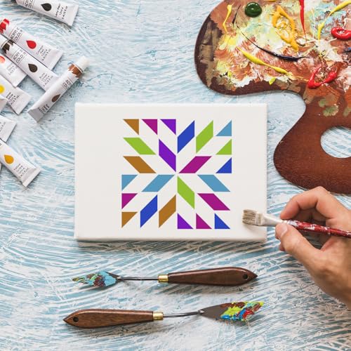 Barn Quilt Stencils 6inch Quilt Block Stencil - style: Barn Quilt