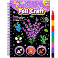 FUNNYB&G Foil Art Craft Kit for Kids, Sparkly Birthday Gift Toy for Girls - style: Plant