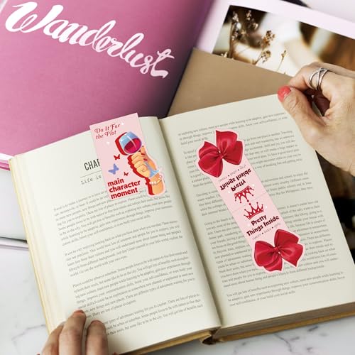 Cute Magnetic Bookmarks, Y2K Aesthetic Bookmark Page Clips - style: Y2K
