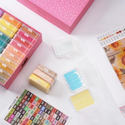 20PCS Diamond Painting Storage Containers Trays with Lids - size: 20 Piece Tray Kits