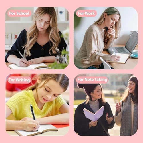 CAGIE Lined Journal Notebook for Women and Girls A5 256 Pages - color: Purple2