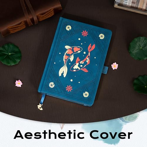 TIEFOSSI A5 Lined Journal Notebook 316 Pages for Women & Men - color: Deep Blue, size: A5-Lined