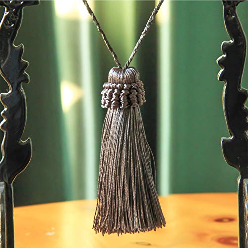 8PCS Tassel Key Colorful Tassel for Cord Loop,Handmade Tassels - color: Gold