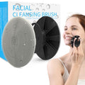 Silicone Face Scrubber 2 Pack, BEAUTAIL Manual Facial Cleansing Brush - color: Black+starlight