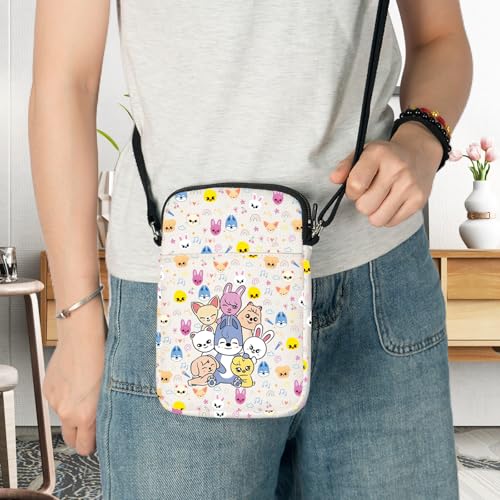 G2TUP Korean Group Members Crossbody Bag Music Lover Gift Korean Characters Shoulder Bag Music Album Merch