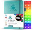 Clever Fox Daily Planner, Undated Professional & College Day, Aquamarine - color: Aquamarine (Undated)