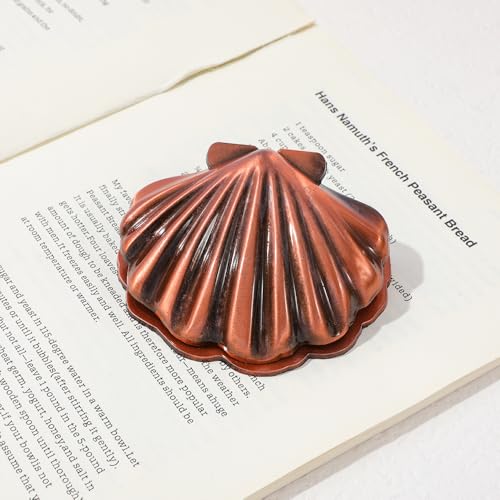 Vintage Ocean Bookmark Clip, 4 Color Starfish Shell Octopus for Book Lovers - color: Seashell Style D