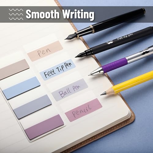 Mr. Pen- Sticky Index Tabs, 240 Pcs, Colorful Sticky Tabs for Notebooks - color: Morandi, size: 1.8" × 1", 240 pcs