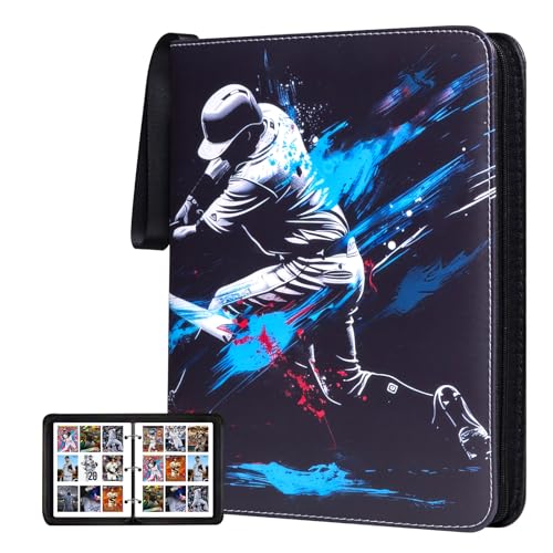 Card Binder, 9 Pocket 990 Card for Collectible Trading Card Albums - color: 990-Baseball-2
