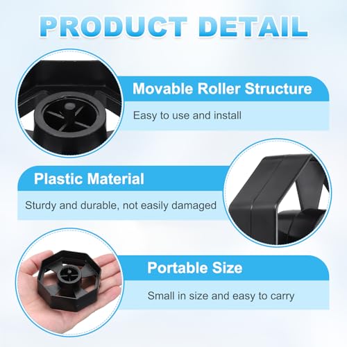 PATIKIL 3 Set Tape Dispenser Core and Blade, Replacement Core, Wheel and Replacement Blade for 20072 Tape Dispenser for Home Office Warehouse Wrapping Packaging Mailing Shipping