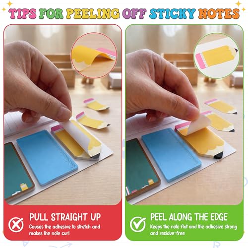 BEAWART Teacher Sticky Notes Set, Leopard Classroom Appreciation Gift - color: Leopard Teacher Sticky Notes