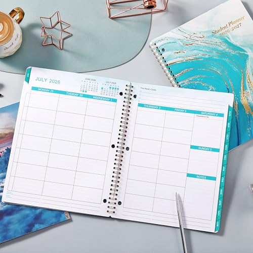Student Planner 2026-2027, Jul 2026 to Jun 2027, School Planner Calendar - style: School Planner 2025-2026