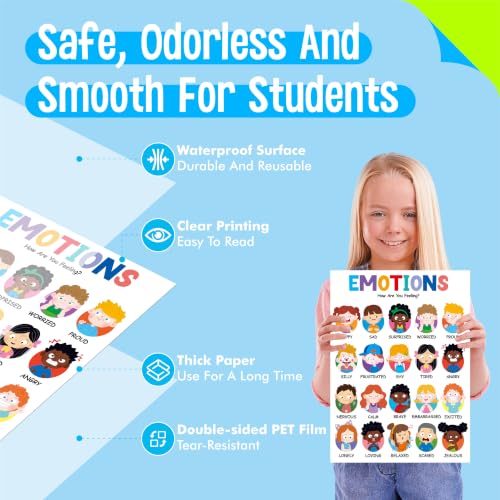 SpriteGru Calming Corner Mental Health Posters, 15 PCS Wall Decor - size: Calming Corner Mental Health Posters(14.5” x 11”)