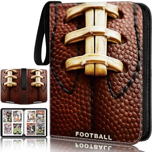 RONMONG Football Card Binder, 440 Pockets, Protective Trading Card Album - color: football-style 3, size: 440