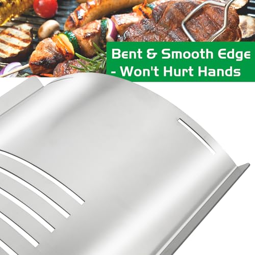 Lexington Flame Broiler Kit for Pit Boss Smoker Replacement 500 540 550 Series Pitboss Pellet Smoker Drip Tray Diffuser Heat Deflector Plate PB500NX Lexington Onyx Edition Grill Parts - size: For 540 Series