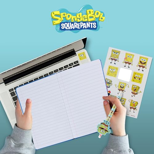 Spongebob Kids Stationary Set for Girls and Boys, Journal Kit with Pen - color: Spongebob