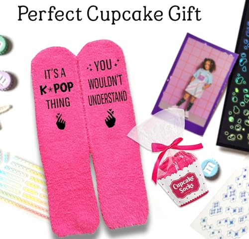 Kpop Merch - Unique Kpop Gifts for Girl, Teen - Cute Korean Socks - Christmas Gifts, Stocking Stuffers for Women - color: Music07