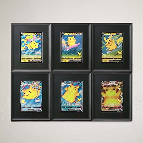 BCW Interlocking Card Frames with Toploaders, Black, Standard Cards, 6 Pack - style: Standard Interlocking Frames