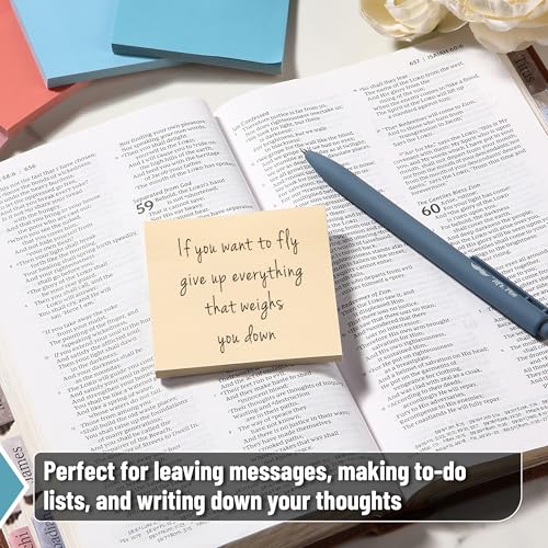 Mr. Pen- Sticky Notes, 3"x3", 12 Pads, 600 Sheets, Vintage and Retro Colors - color: Vintage and Retro