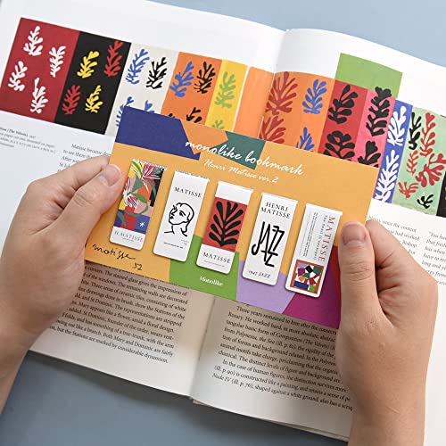 Monolike Magnetic Bookmarks Henri Matisse Ver.2, Set of 5 - color: Henri Matisse Ver.2