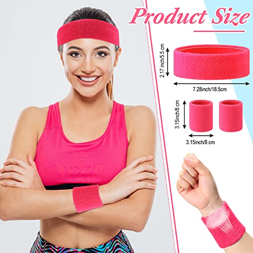 Sweatbands and Wristbands Set, Women, Men - color: Multicolor