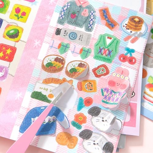TIAMECH Japanese Manga Style Magina Live Stickers Book - color: Magina Live