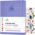 Clever Fox Planner PRO Light, Undated Weekly Planner, 8.5x11, Lavender - color: Lavender, size: A4 (8.5" x 11") Light Version