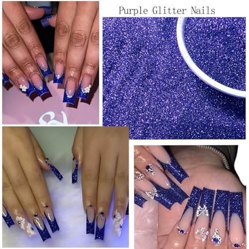 Nail Charms with Blue Rhinestones for Women Nail Design - color: Colorful-21
