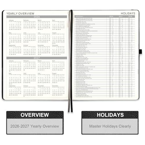 2026-2027 Planner - Weekly & Monthly Planner 2026-2027, 8.5" x 11" - style: New, 8.5" x 11"| 26-27