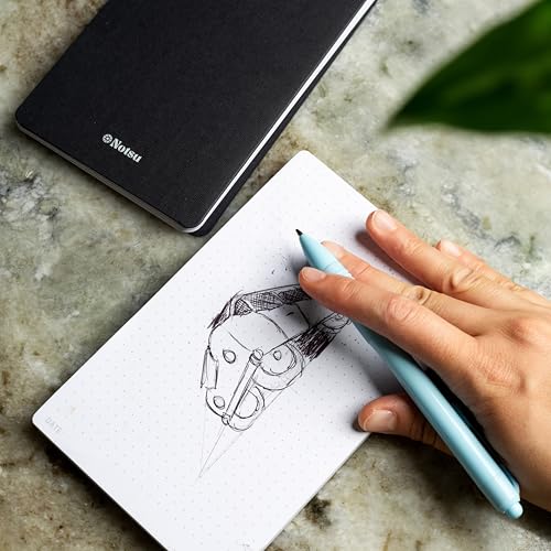 Notsu Dot Grid Small Desk Notepad 2 Pack, 3.9" x 6.3" - size: 3.9" x 6.3", style: Dot Grid