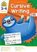 School Zone Cursive Writing Workbook: 64 Pages, 3rd Grade, 4th Grade, Practice Handwriting, Tracing, Letters, Words, Sentences, Ages 8 to 10 (I Know It! Book Series)